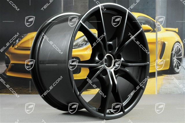 20" Felge Carrera S (IV), 11,5J x 20 ET76 in Schwarz Seidenmatt