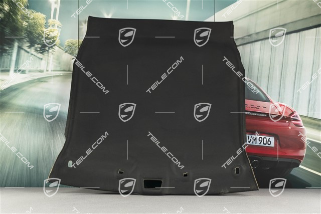 Dachverkleidung Stoff, schwarz