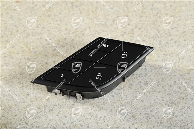 Przycisk pamięci i centralnego zamka, L