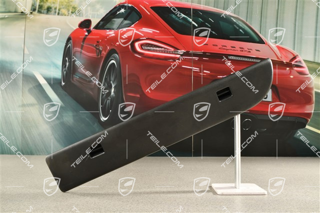 Blende, Hintersitzlehne, Schwarz, L