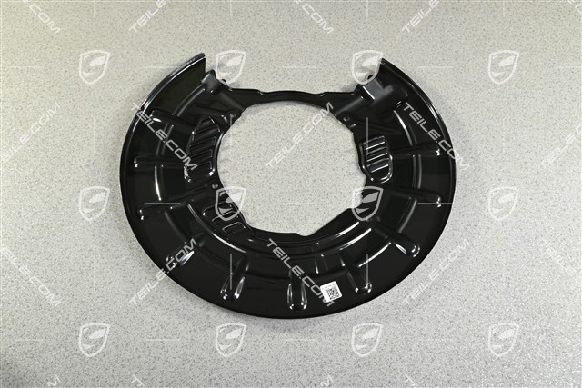 Rear axle disc brake protective plate, PCCB, L
