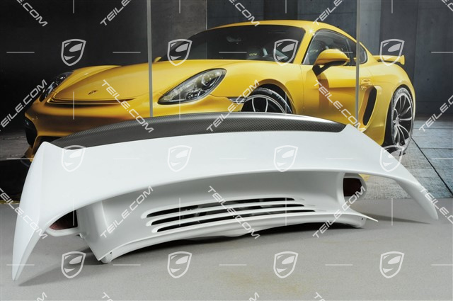 GT2 / GT2 RS Rear spoiler set (engine lid, wing, CARBON lip spoiler), incl. small pieces