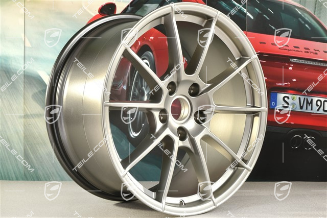 20" Felga, Boxster Spyder, 10,5J x 20 ET47, Platinum satynowy półmat