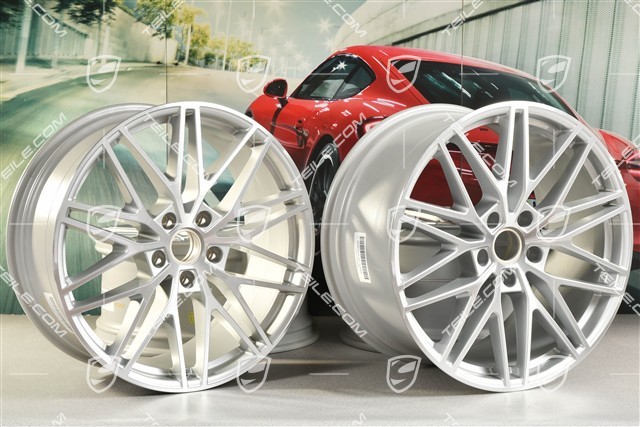 21" Komplet felg Cayenne RS Spyder Design, 11J x 21 ET58 + 9,5J x 21 ET46