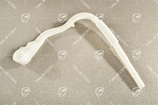Filler neck for windshield wash system reservoir / tank