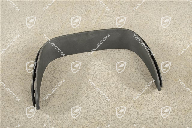Tail pipe cover trim, Black matte