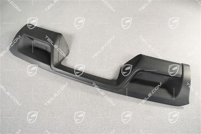 Cover / lining lower, trailer coupling, / comfort, Satin Black, USA-version