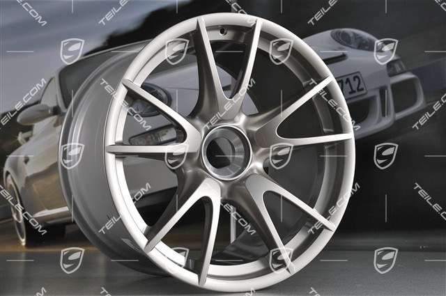 19" Felge GT2 RS / GT3 RS, Zentralverschluss, 12J x 19 ET48, Weißgold-Metallic