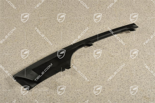 Front bumper disc / trim, lower, Satin Black, L