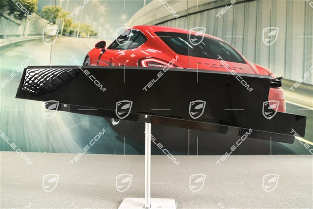 Blenda / osłona słupka B, zewnętrzna, przednia tylnych drzwi, czarna, Coupe, R