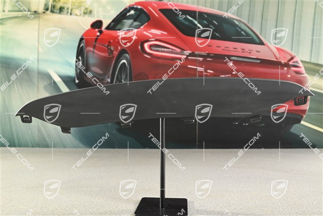 Lamelka / blenda kratki zderzaka, górna, środkowa, czarny mat