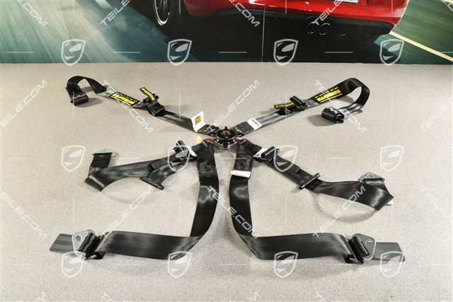 6-points belts, short version, black, GT4, SCHROTH, not valid after 2026