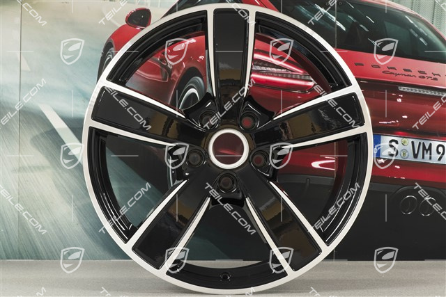 20" Felge Sport Classic Komfort, 9J x 20 ET50, schwarz hochglanz