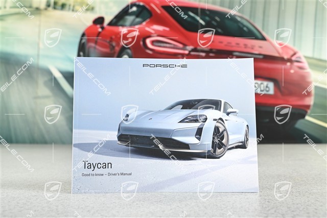 Porsche Taycan Facelift 2024- Driver's Manual - Handbuch/Bedienungsanleitung, Englisch