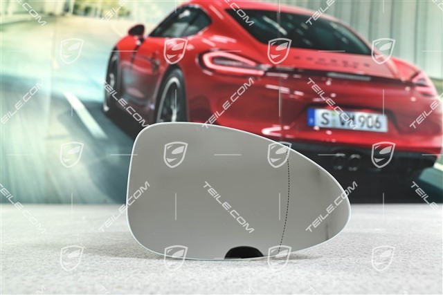 Szkło lusterka zewnętrznego / drzwi, lusterko asferyczne, R