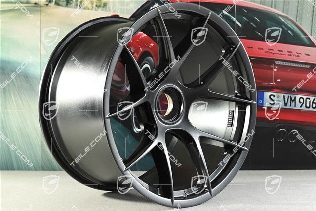 21" Lightweight construction magnesium wheel rim, 13J x 21 ET31, black satin matt