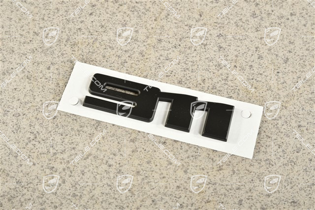 Schriftzug "911", Schwarzmatt
