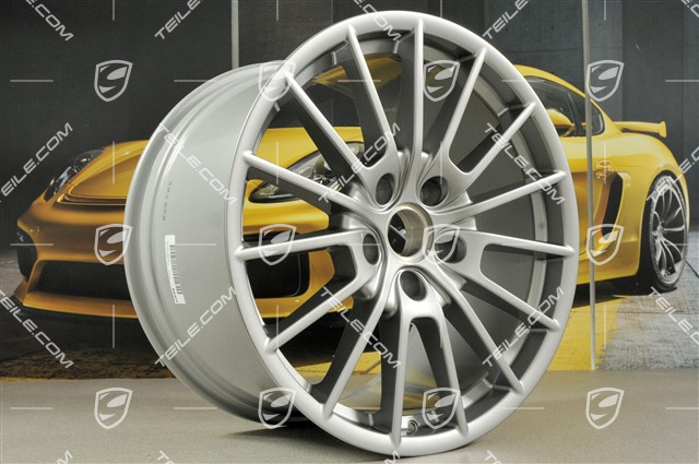 20" Panamera Sport Felgensatz, 9,5J x 20 ET65 + 11,5 J x 20 ET63, GT-silber-metallic
