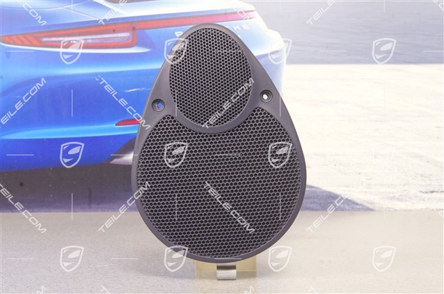 Coupe / Targa, Loudspeaker, Metropole blue, rear, R