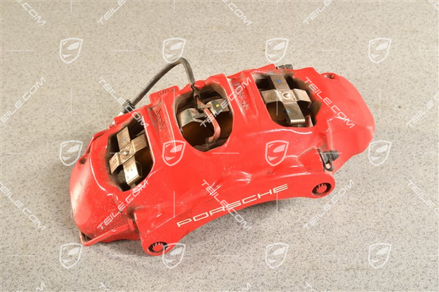 Brake calliper, red, R