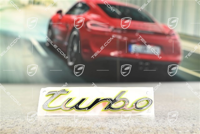 Badge / Emblem "TURBO", hybrid