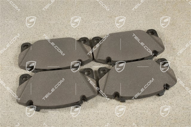 PCCB brake pads, Turbo/Turbo S, set, front axle, L+R