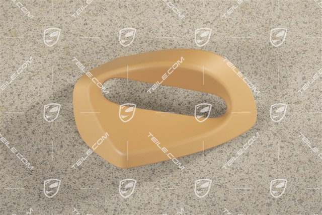 Cabrio, Sicherheitsgurt Abdeckung / Rosette, Sandbeige, R