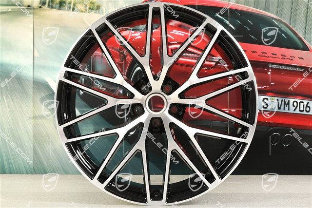 21" Felga RS-Spyder Design II, 9,5J x 21 ET27, czarny wysoki połysk
