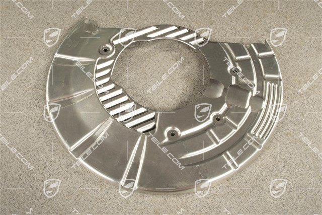 Front axle disc brake protective plate, PCCB, R