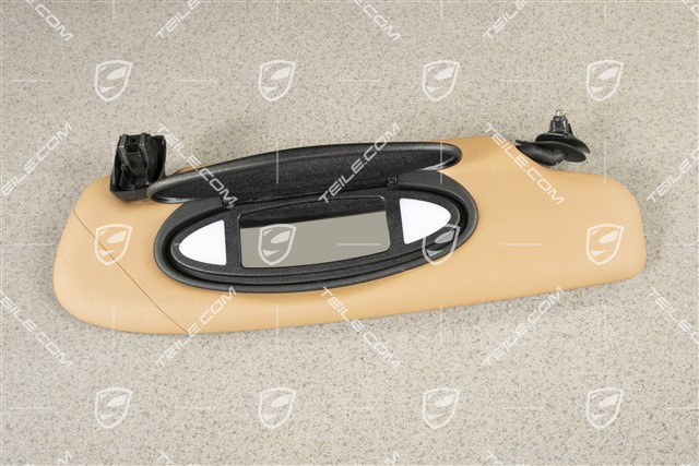 Sonnenblende, Kunstleder, Sandbeige, R