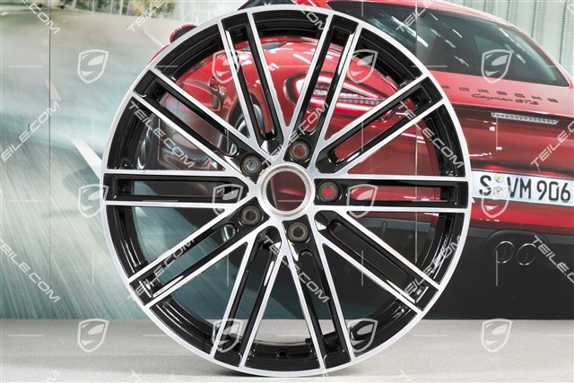 20-inch wheel rim 911 Turbo IV, 9J x 20 ET51, black high gloss