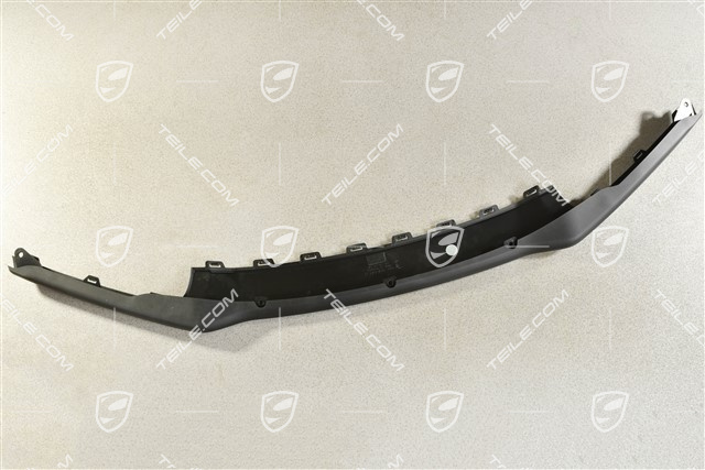 Spyder RS, Front bumper spoiler / Lip, Satin Black