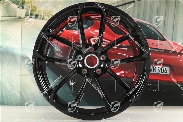 22" GT Design Felge, 11,5J x 22 ET52, schwarz hochglanz