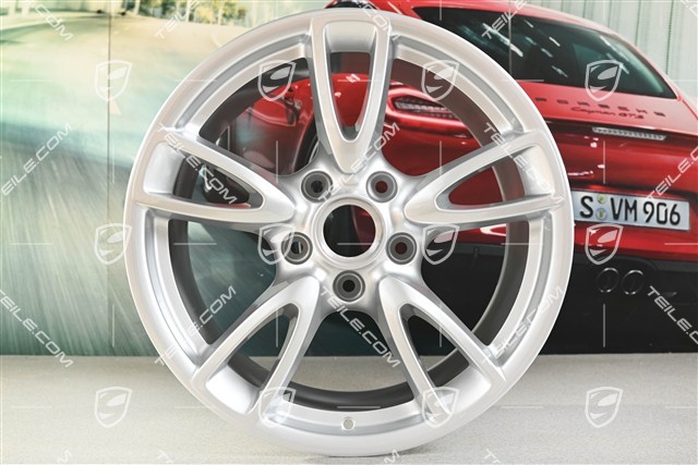 18-inch Carrera IV wheel set, 8J x 18 ET57 + 10,5J x 18 ET60, C2 / C2S