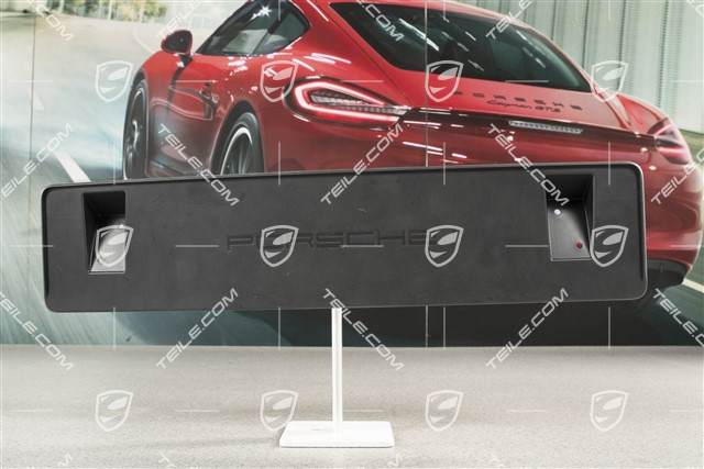 Podstawa tablicy rejestracyjnej, duża, czarna, Sport Design Package