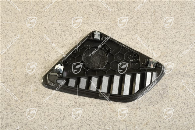 Dashboard cover trim for speaker, Black, L