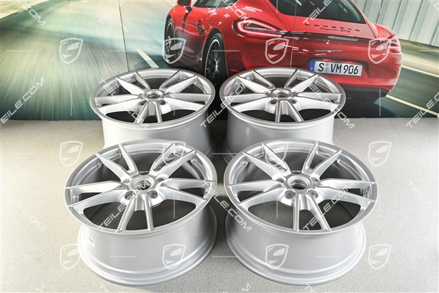 19+20" wheel rim set Carrera, rims: front 8,5J x 19 ET52 + rear 11J x 20 ET80