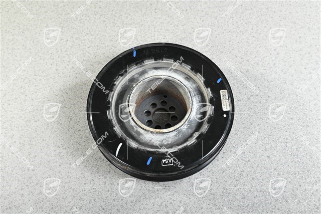 3,0 TDI, Koło pasowe wału korbowego, tłumik drgań