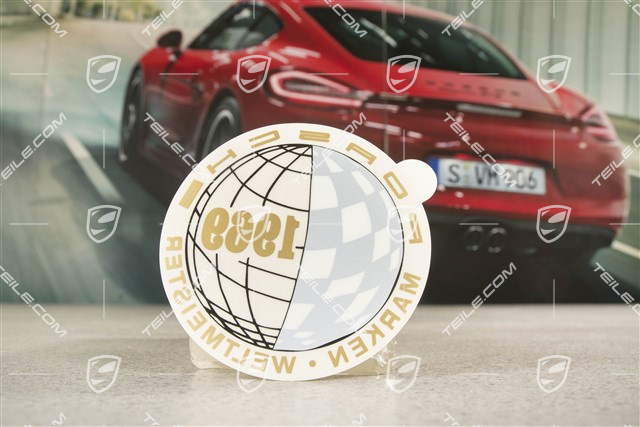Naklejka, Porsche mistrz świata producentów 1969 w języku niemieckim