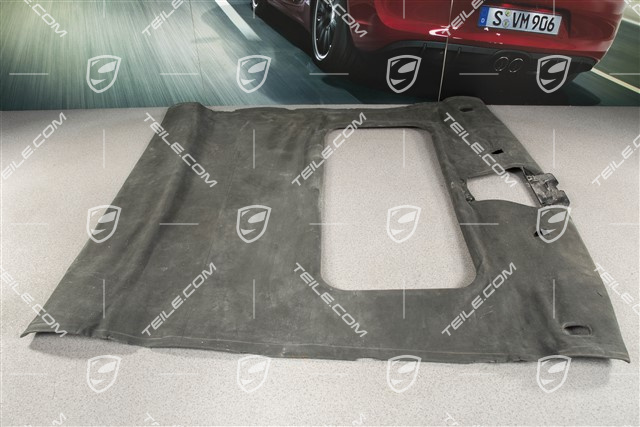 Dachverkleidung, coupé mit Schiebedach, Alcantara, schwarz