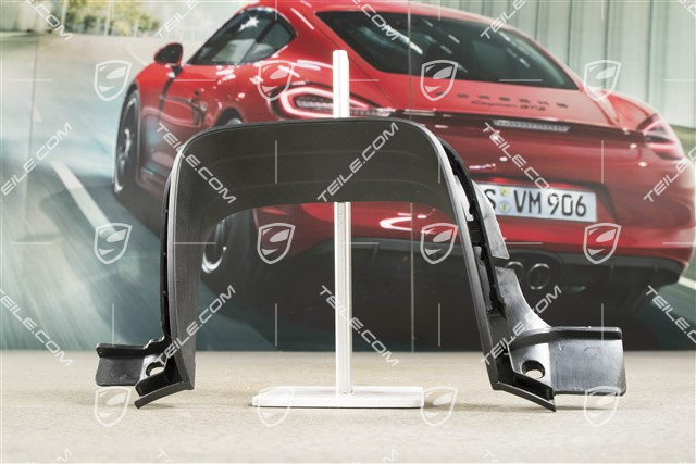 Tail pipe cover trim, Black matte, GTS/GT4, R