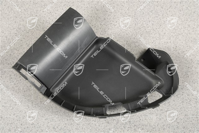 Air duct / guide / 3,6L 4,8L, Satin black, R