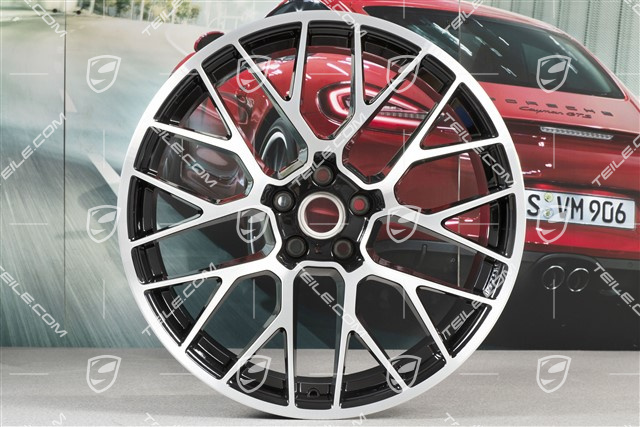 20" Felgensatz RS-Spyder Design, 9J x 20 H2 ET26 + 10J x 20 H2 ET19, schwarz hochglanz