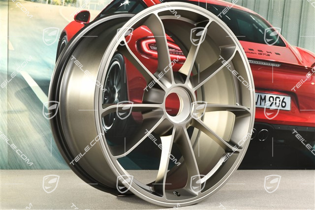 20" Felge GT3, 9J x 20 ET55, Platinum-Seidenmatt