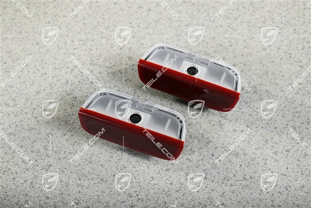 Projektor LED, Napis "Porsche", Zestaw