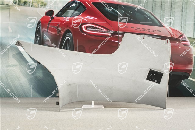 Tapicerka słupka-D, Materiałowa, Stalowa / szara, L