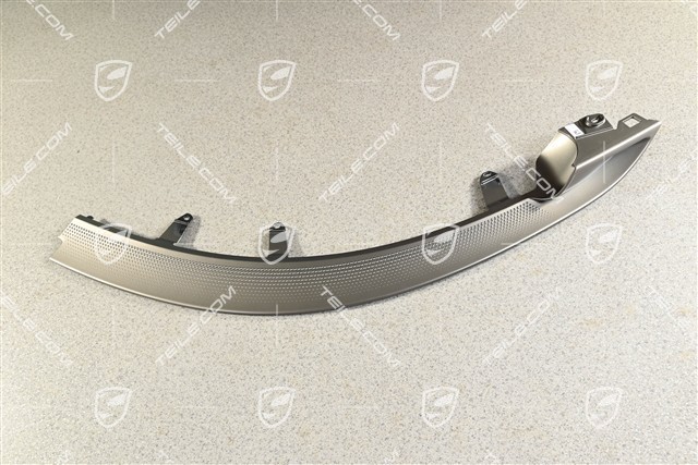 Turbo, Trim cover for rear light, rhodium grey, R