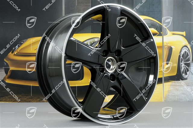21" felga Cayenne Sport Classic, 10J x 21 ET50, czarny wysoki połysk