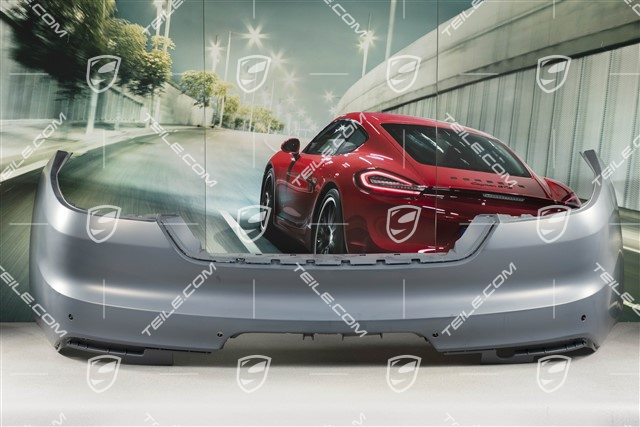 Rear bumper / lining, ParkAssist plus real Topview