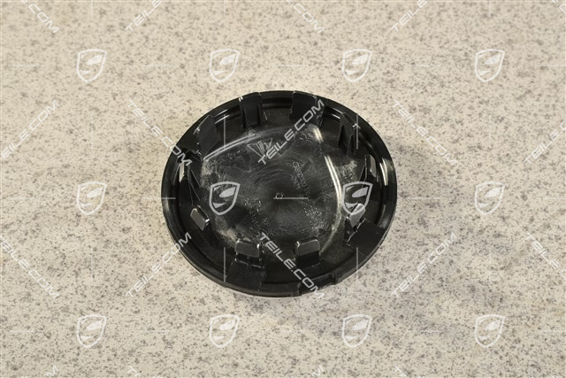Hub cap, black satin matt